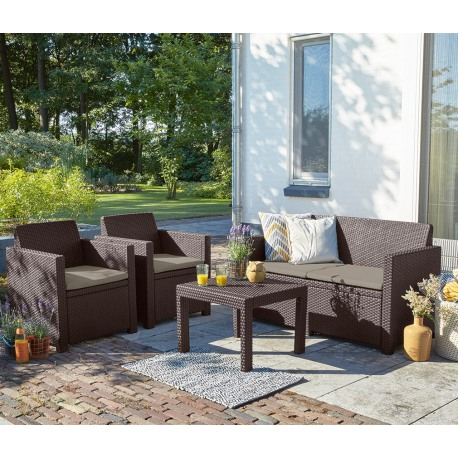 Set mobilier de gradina, maro, Keter Alabama [3]