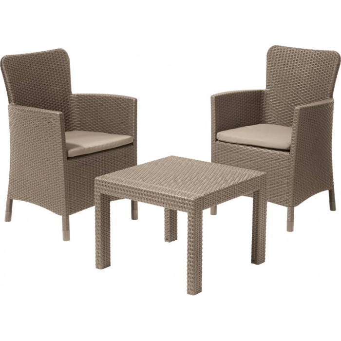 Set mobilier de gradina, cappuccino, Keter Salvador [2]