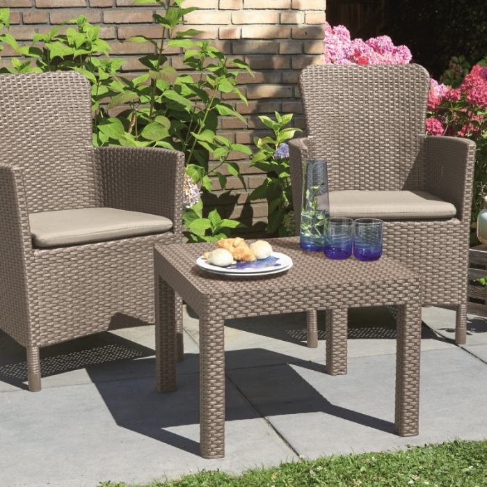 Set mobilier de gradina, cappuccino, Keter Salvador [1]