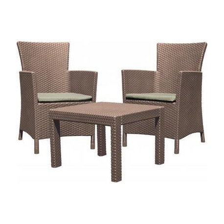 Set mobilier de gradina, cappucino, Keter Rosario [3]