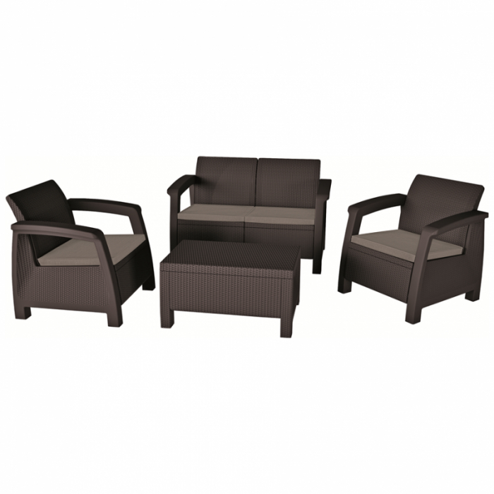 Set mobilier de gradina, maro, Keter Bahamas [4]