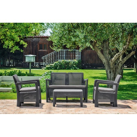 Set mobilier de gradina, grafit, Keter Tarifa [2]