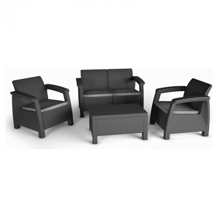 Set mobilier de gradina, grafit, Keter Bahamas [7]