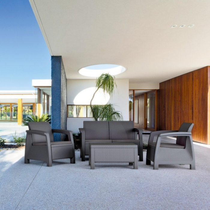 Set mobilier de gradina, grafit, Keter Bahamas [2]