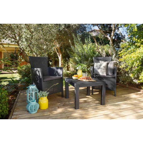 Set mobilier de gradina, gri, Keter Rosario [2]