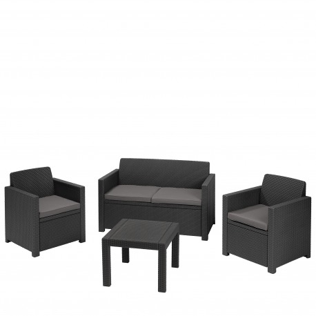Set mobilier de gradina, grafit, Keter Alabama [4]