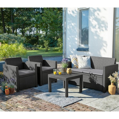 Set mobilier de gradina, grafit, Keter Alabama [3]