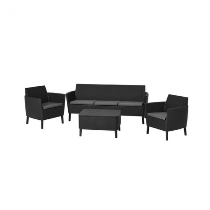 Set mobilier pentru gradina, 5 locuri si masa, Keter Salemo [2]