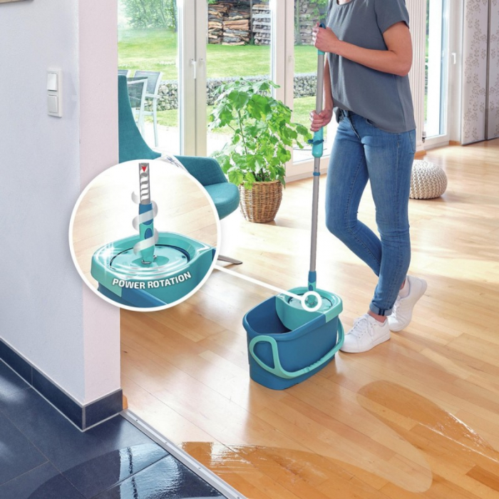 Set curatenie mop rotativ rotund Leifheit Clean Twist Ergo [11]