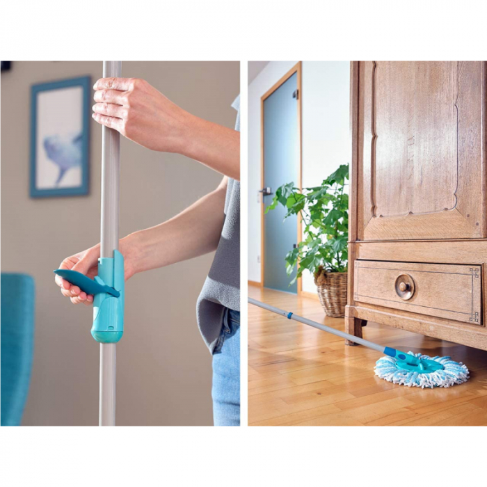 Set curatenie mop rotativ rotund Leifheit Clean Twist Ergo [2]