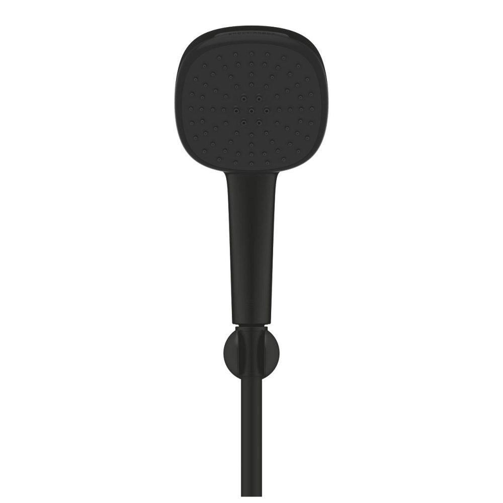 Set para de dus Grohe Vitalio Start, universala, 2 jeturi, furtun 1.75m, suport para dus, negru [2]