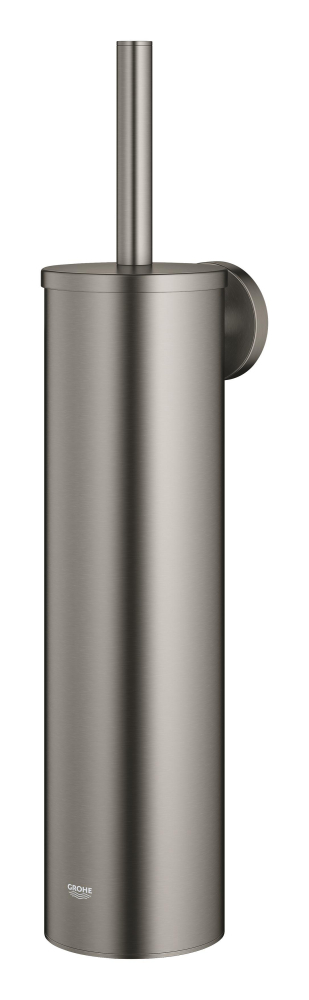 Set perie WC Grohe Essentials, montare pe perete, fixare ascunsa, antracit mat [2]