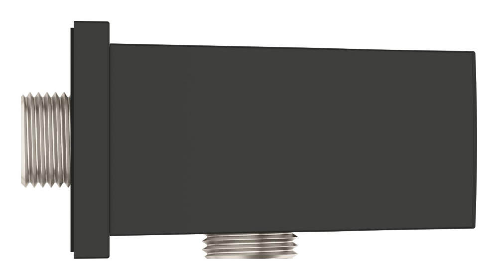 Set sistem de dus Grohe Precision Cube, incastrat, termostat, diverter, dus patrat, 1 jet, corp instalare inclus, negru [9]