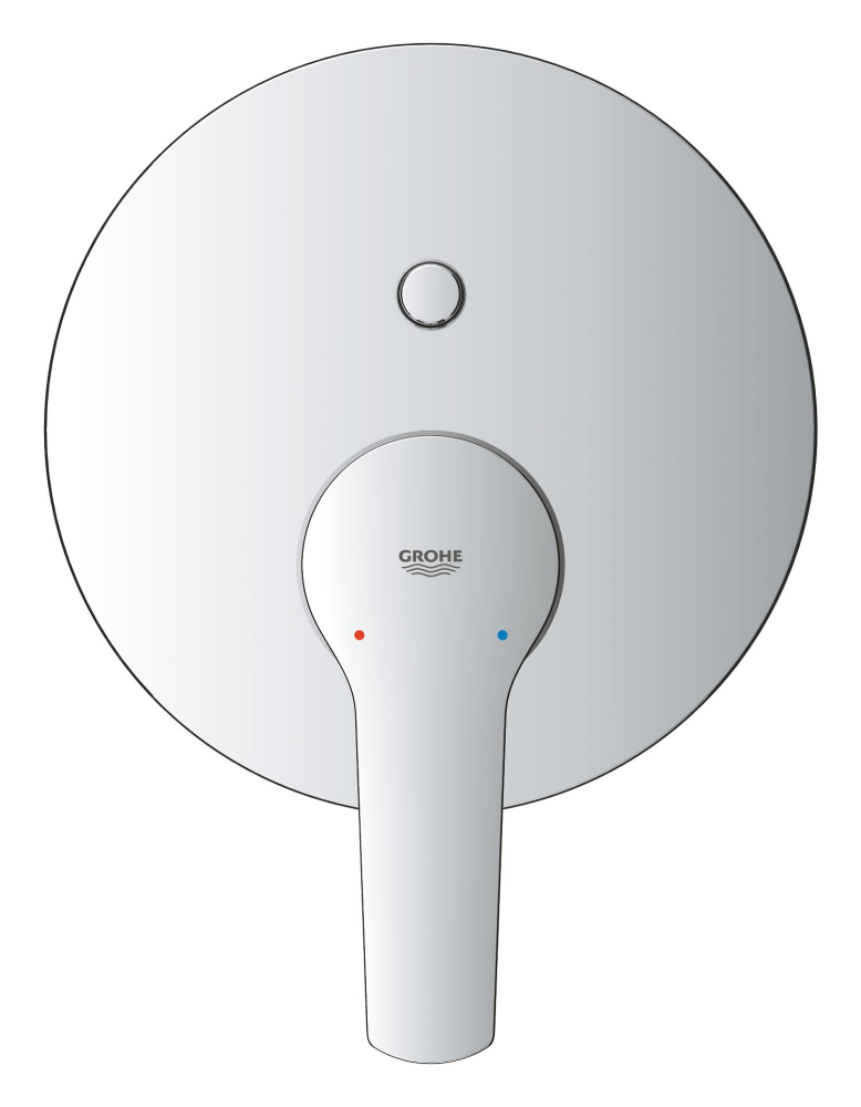 Set sistem de dus Grohe Start cu Tempesta 250, montare pe perete, incastrat, monocomanda, diverter, corp instalare inclus, crom [7]