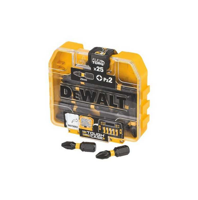 Set Tic Tac 25x PZ2 25mm de impact Flextorq DeWalt [1]