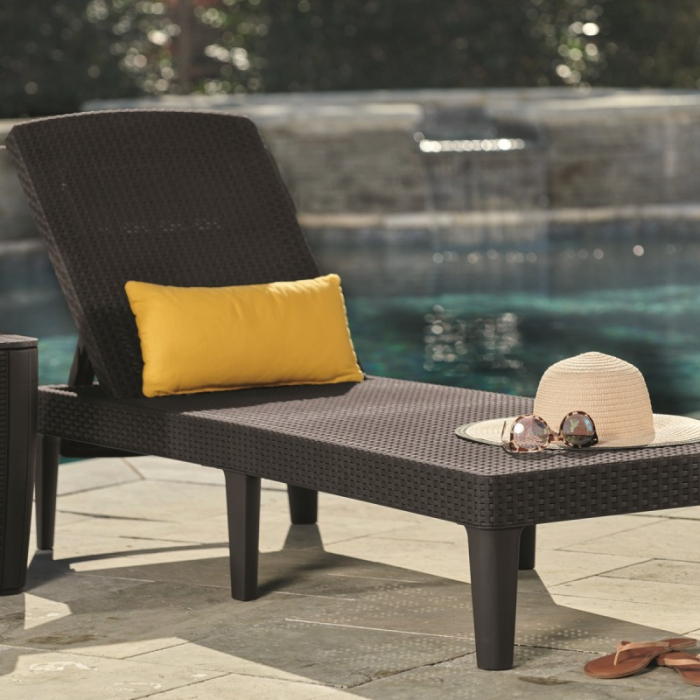 Sezlong maro, fara perne, Keter Jaipur [2]