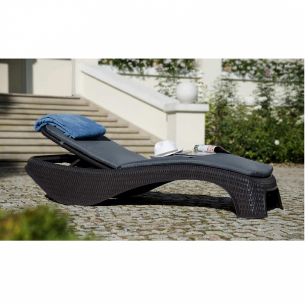 Sezlong maro, imitatie de ratan, Keter Atlantic [3]