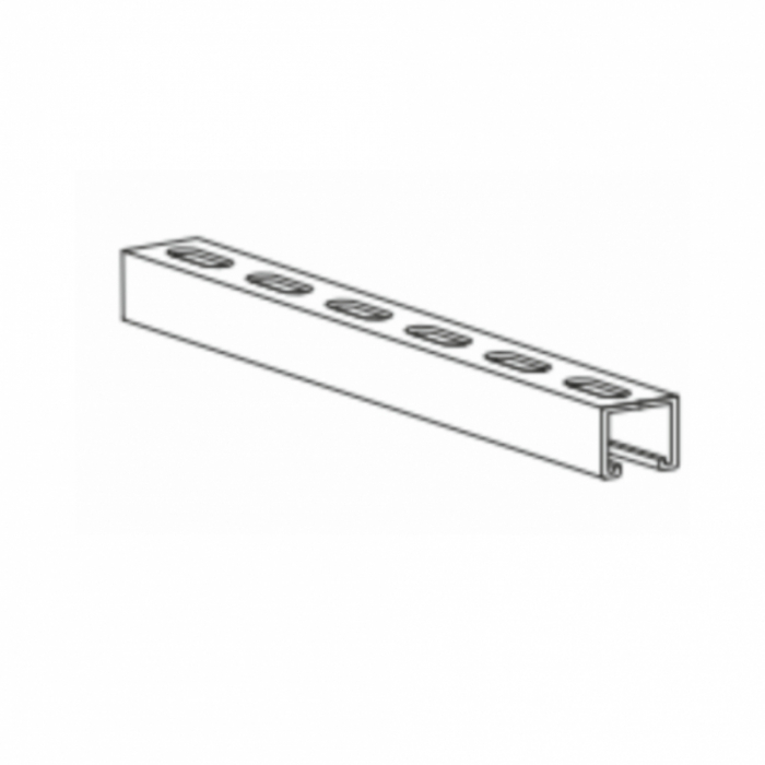 SINA ZINCATA RAINPLUS PROFIL 41 x 41 x 1.8 L3m - VALROM GAMA SafeKIT [1]