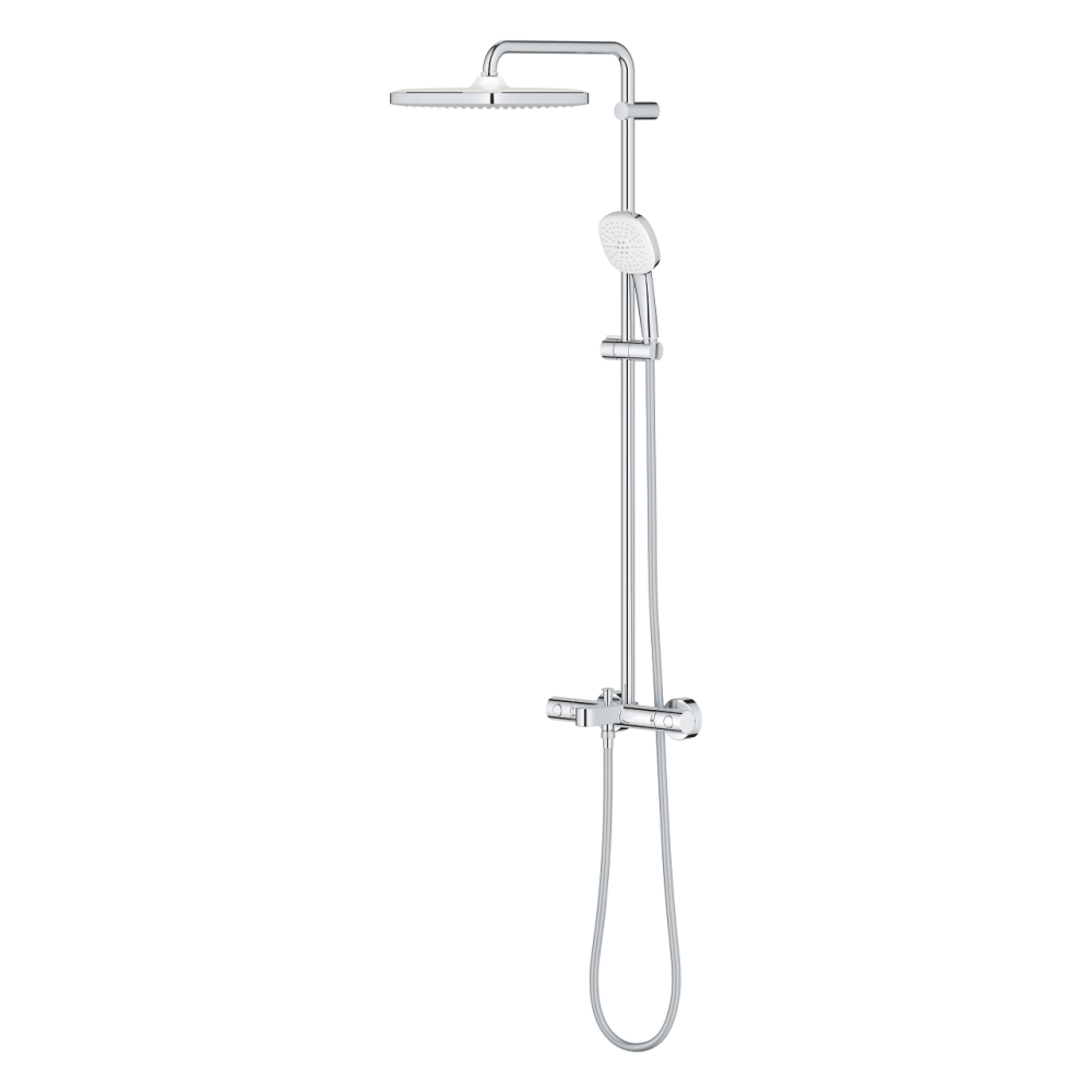 Sistem de cada Grohe Tempesta Cube 250 aparent, diverter, sistem anti-calcar, crom [4]