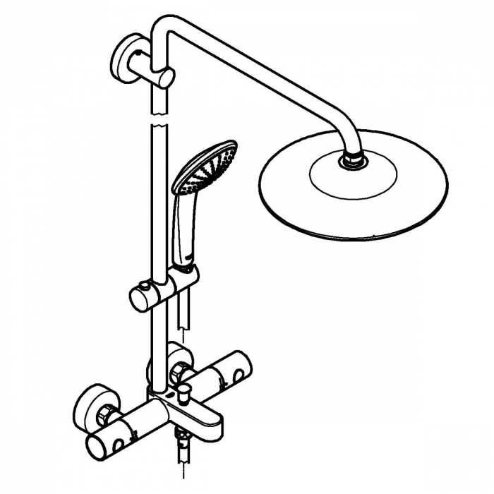 Coloana dus si cada Grohe Euphoria 260 [9]