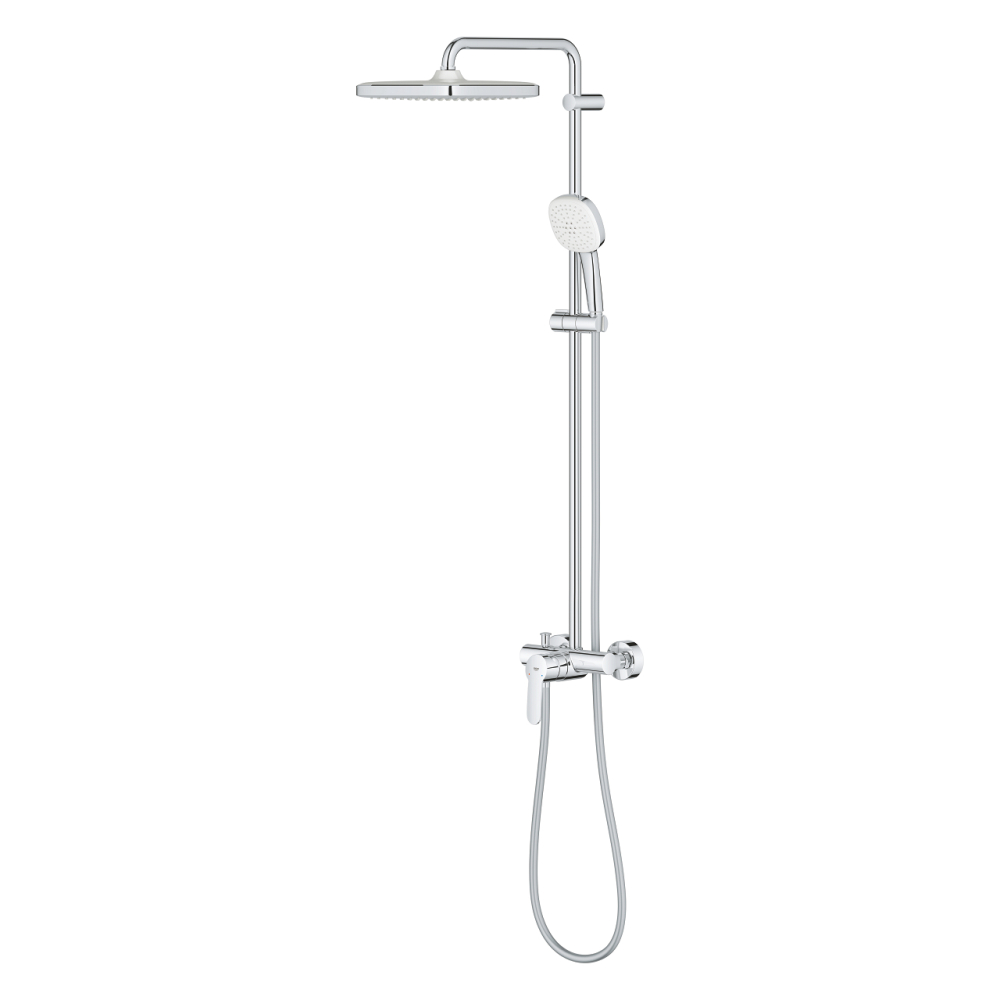 Sistem de dus Grohe Tempesta System Cube 250 bara ajustabila 390 mm, dus fix, para de dus, crom [4]