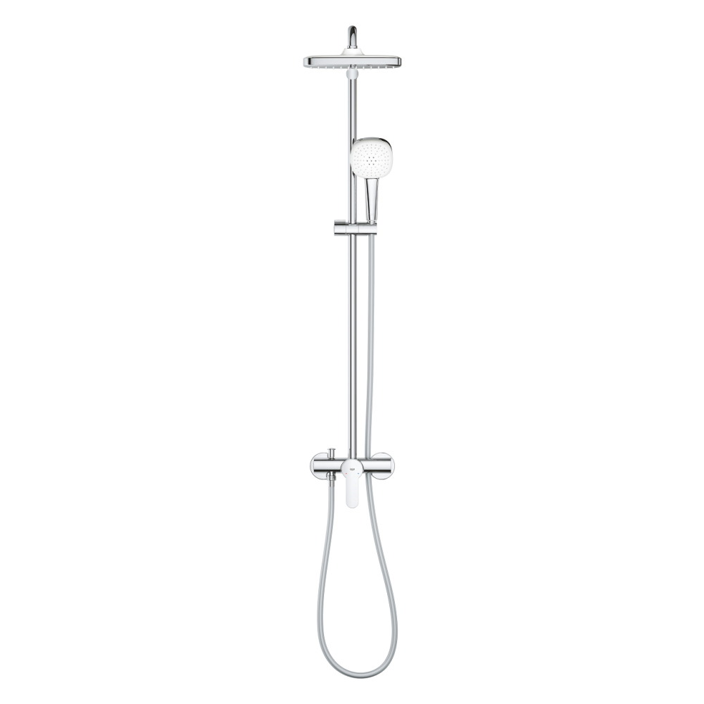 Sistem de dus Grohe Tempesta System Cube 250 bara ajustabila 390 mm, dus fix, para de dus, crom [3]