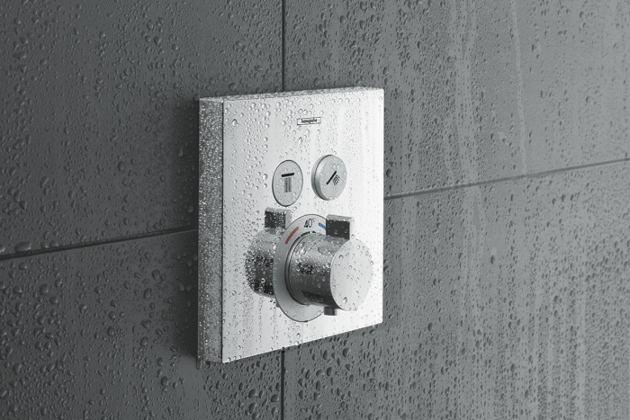 Baterie cada - dus termostatata Hansgrohe ShowerSelect cu montaj incastrat necesita corp ingropat [4]