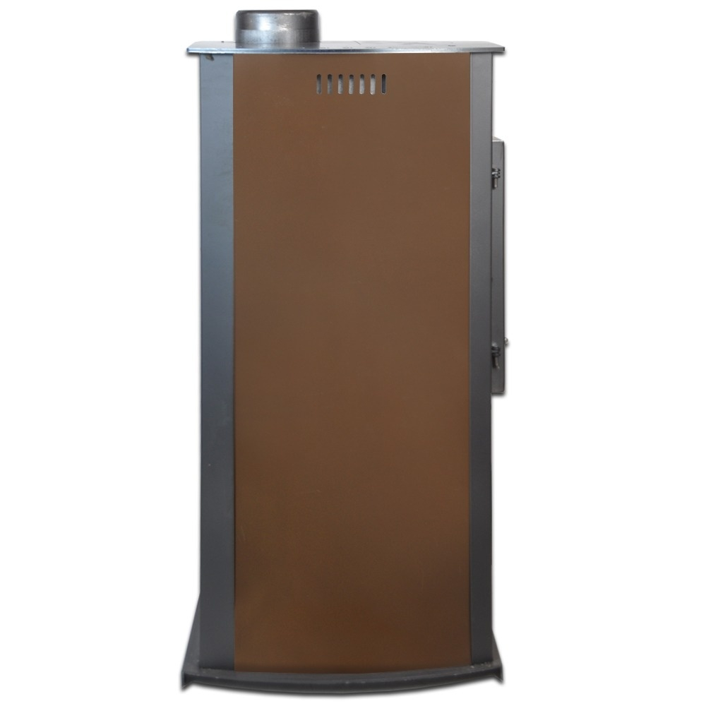 Soba pe lemne Termax Armonia maro 8,45 kW cu focar din fonta si geam [2]