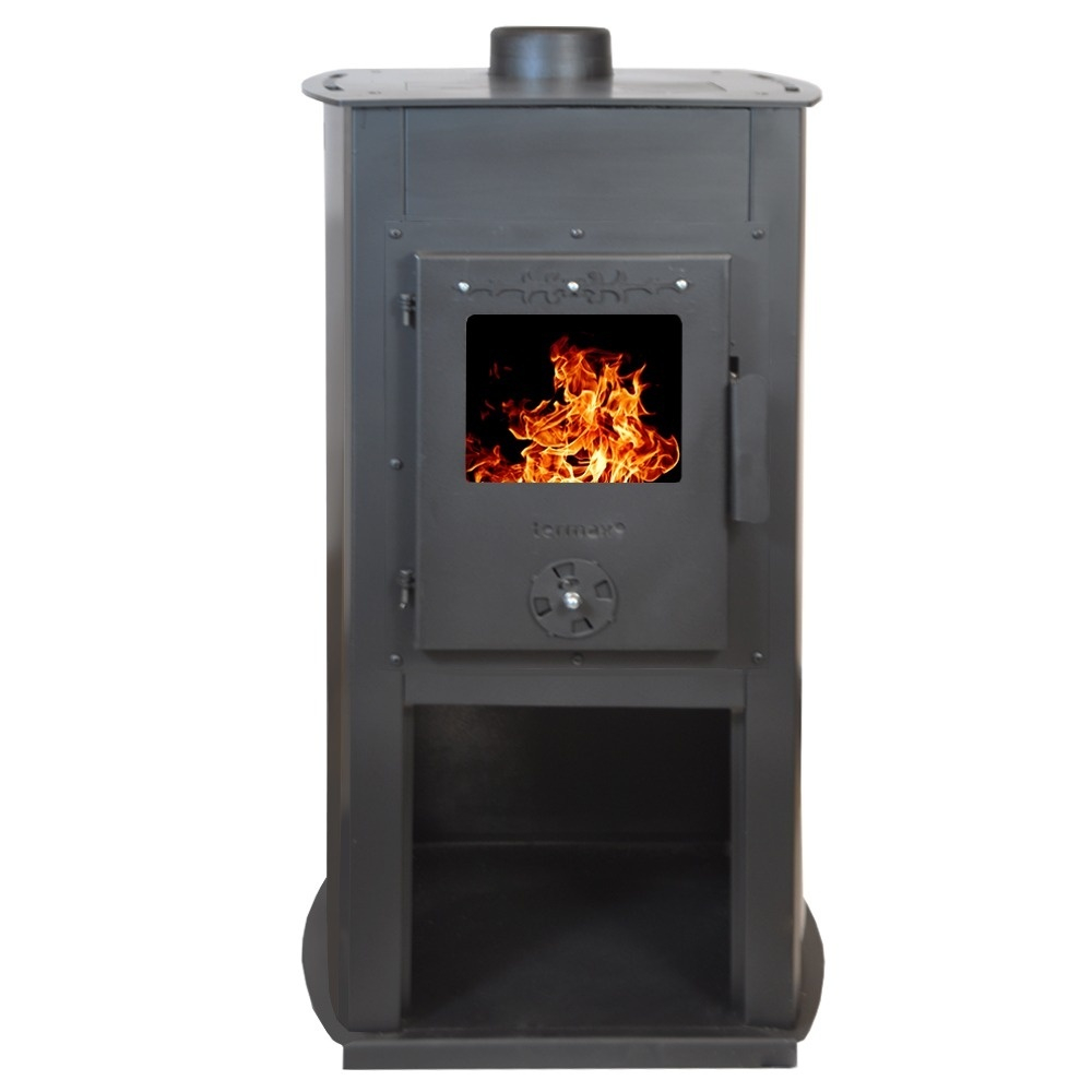Soba pe lemne cu focar din fonta Termax Armonia rosie 8,45 kW [2]
