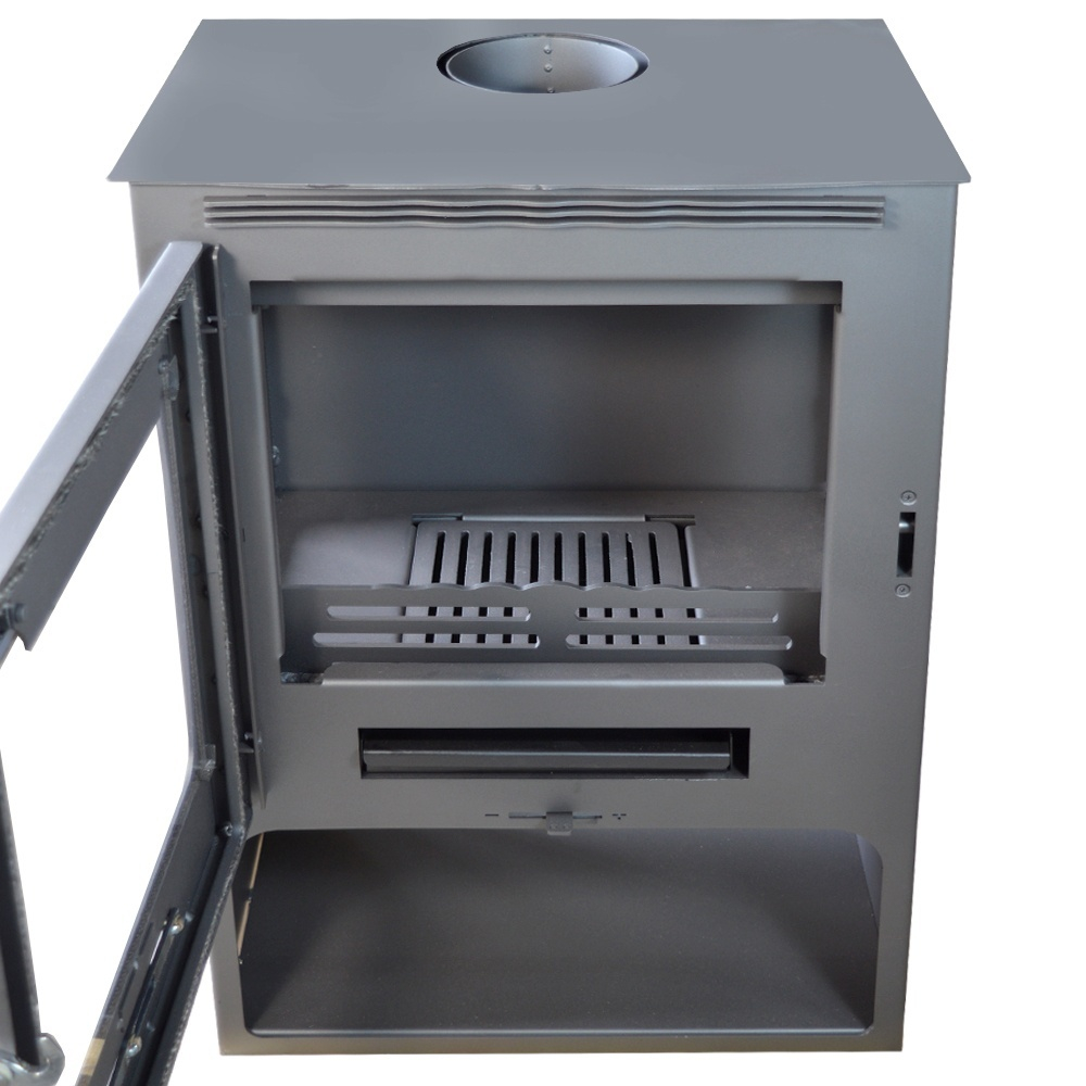 Soba lemne Termax Atria antracit cu compartiment lemne 12,2 kW [4]