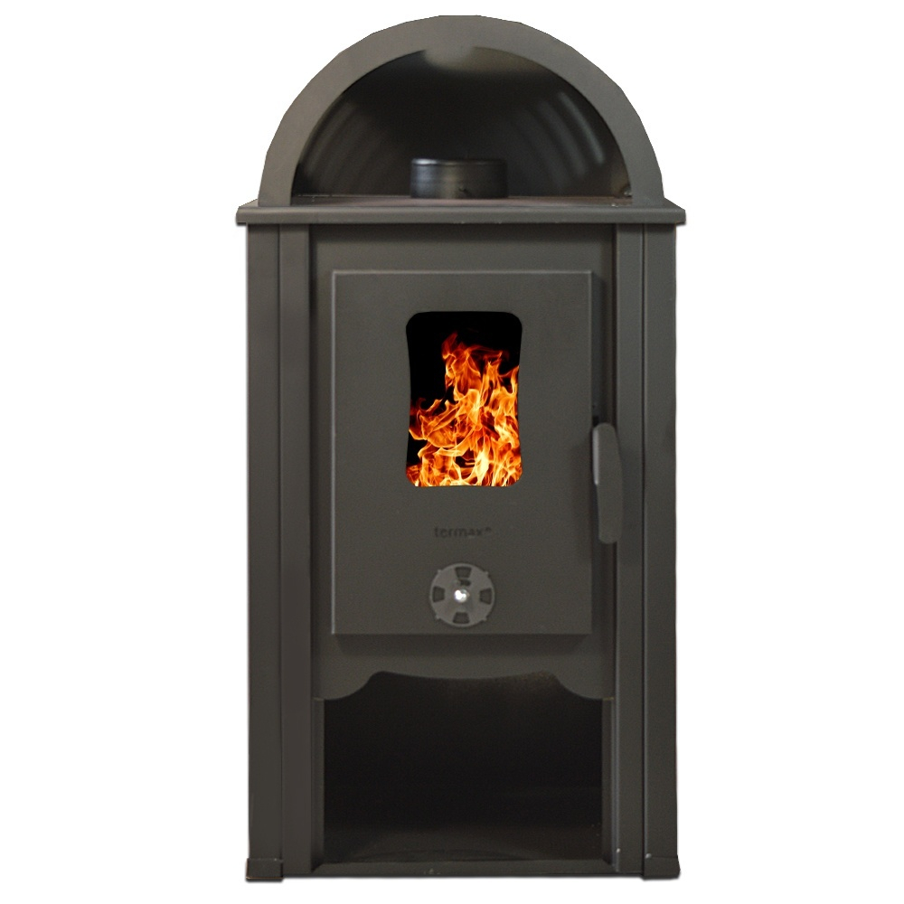 Soba pe lemn Termax Aurora bej 8,45 kW clasa A+ cu capac rotunjit [2]
