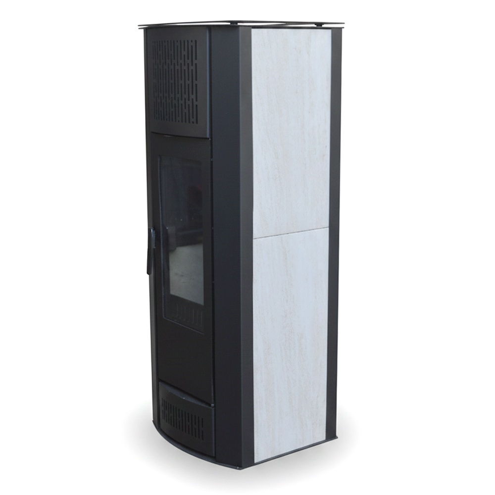 Soba moderna pe lemne Termax Belissima antracit 9,47 kW cos 150 mm [5]