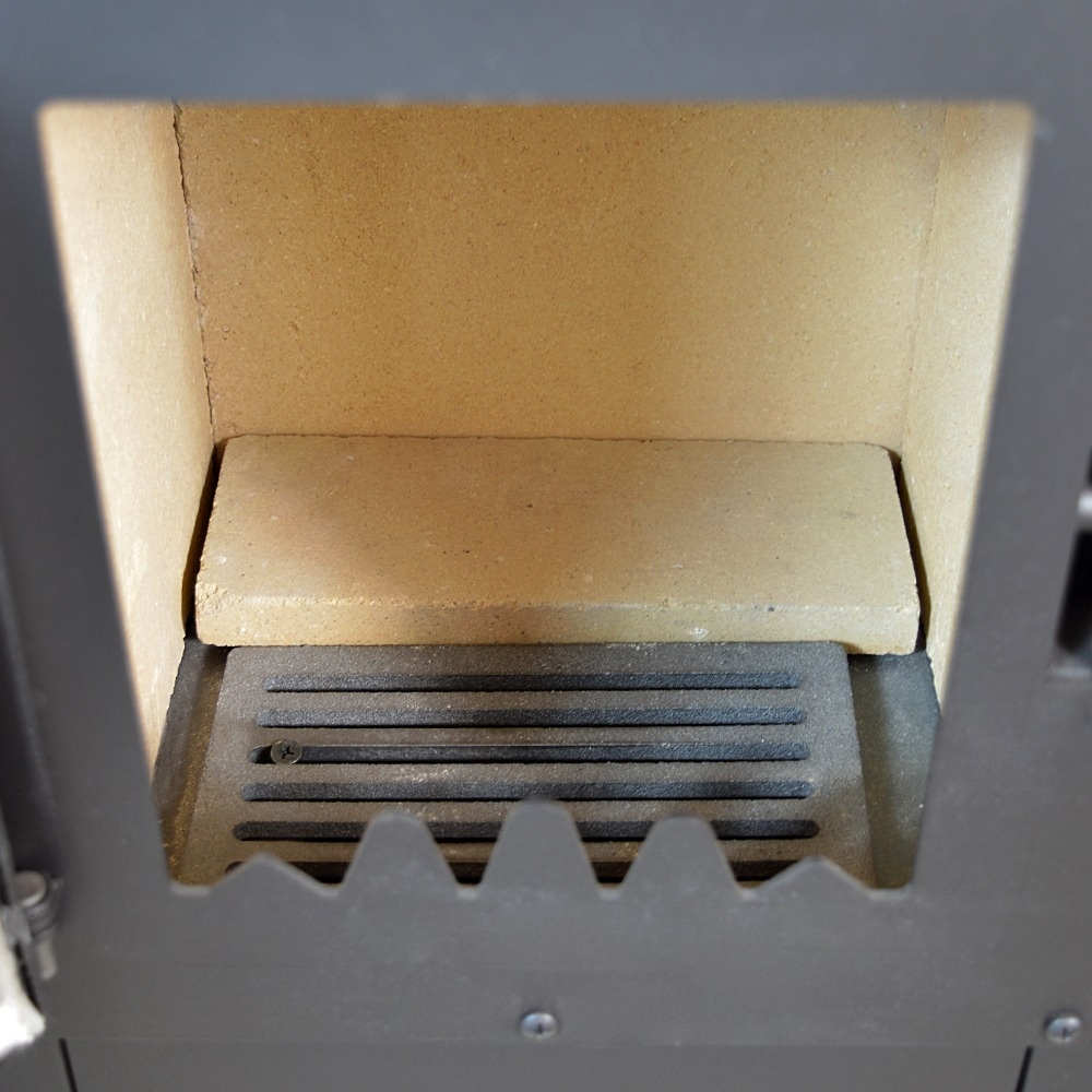 Soba pe lemne Termax Corex maro 6,11 kW cu geam si spatiu pentru lemne [7]