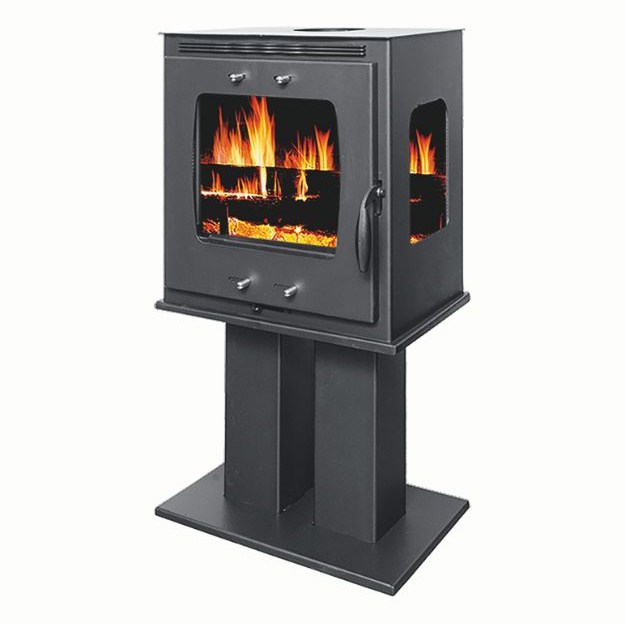Soba lemne pe picior Termax Luxora antracit 12,2 kW [3]