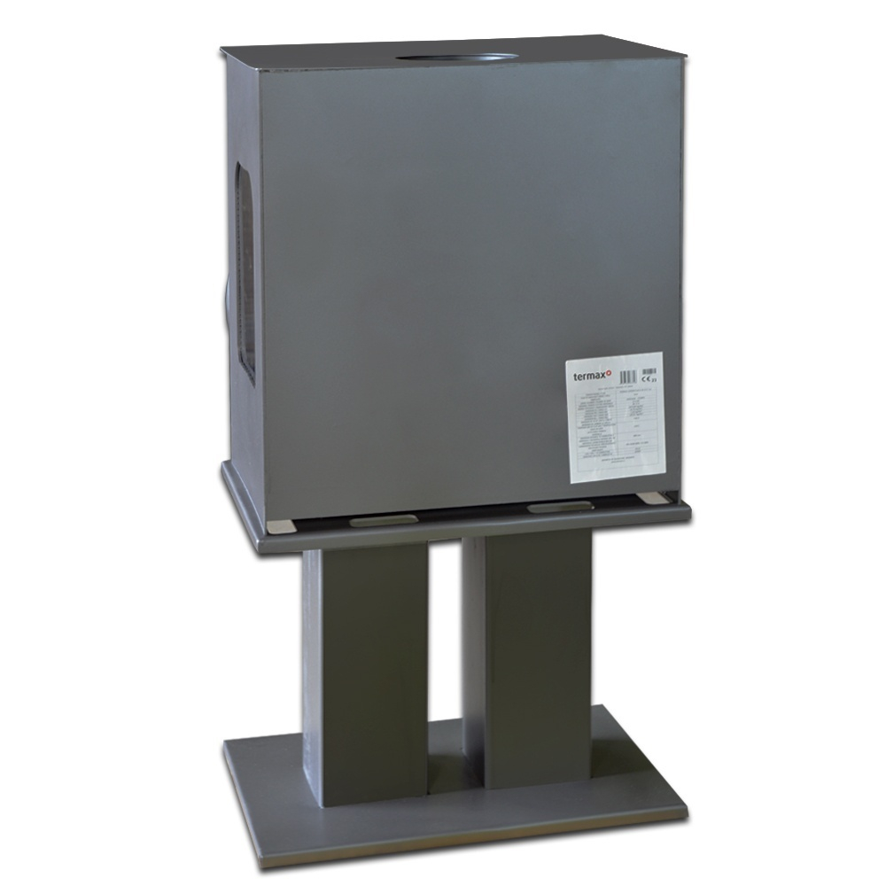Soba pe lemn cu picior Termax Luxora neagra 12,2 kW [5]