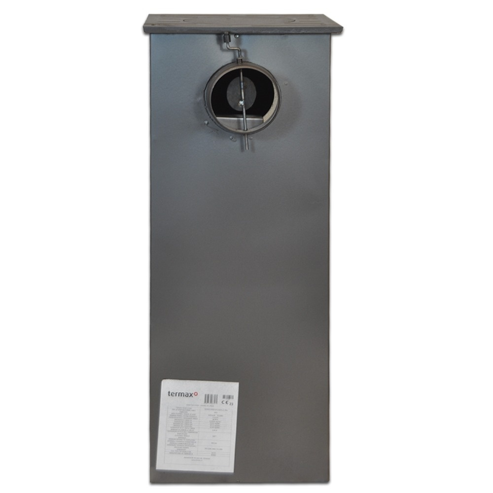 Soba mica pe lemne Termax Mia neagra 6,11 kW cu evacuare in spate [4]