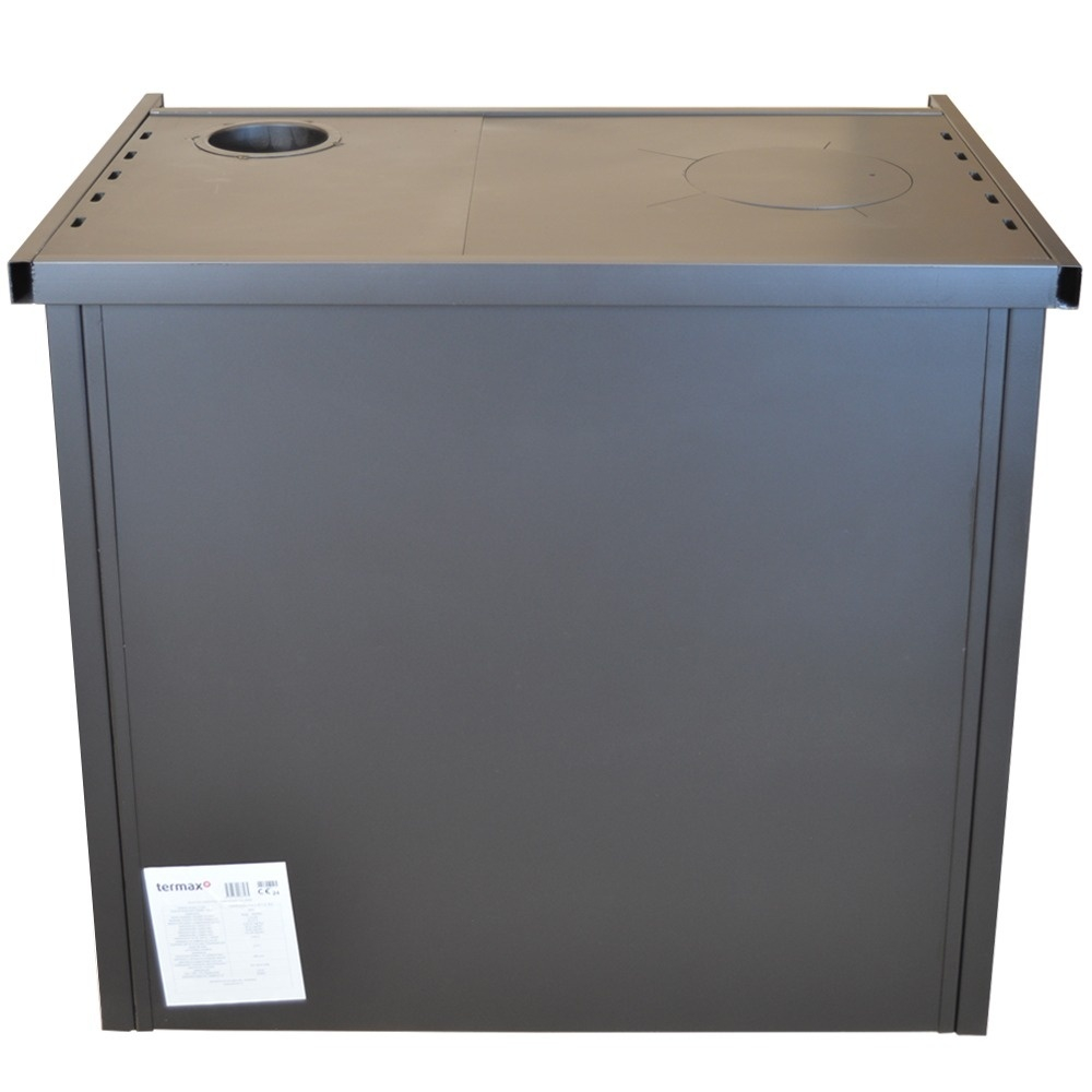 Soba de bucatarie pe lemn Termax Nobil bej 7,12 kW cu cuptor si plita otel [3]