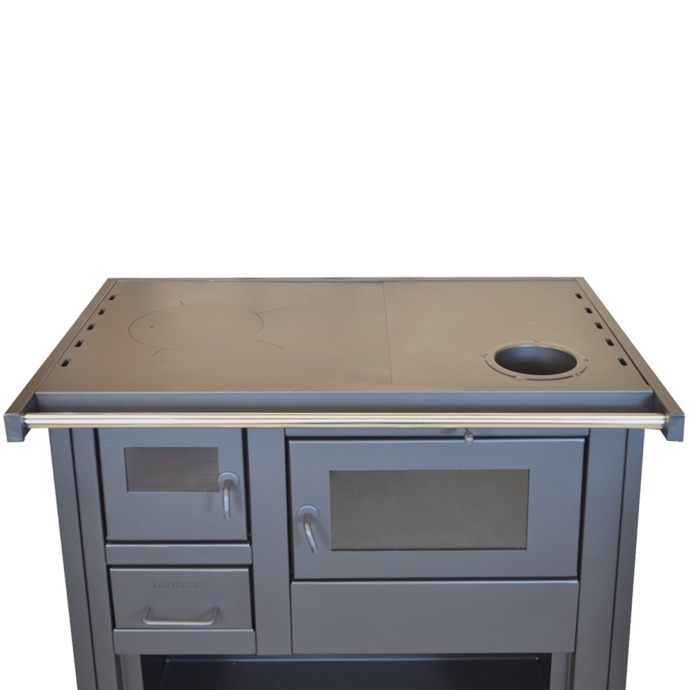 Soba de bucatarie pe lemn Termax Nobil bej 7,12 kW cu cuptor si plita otel [4]