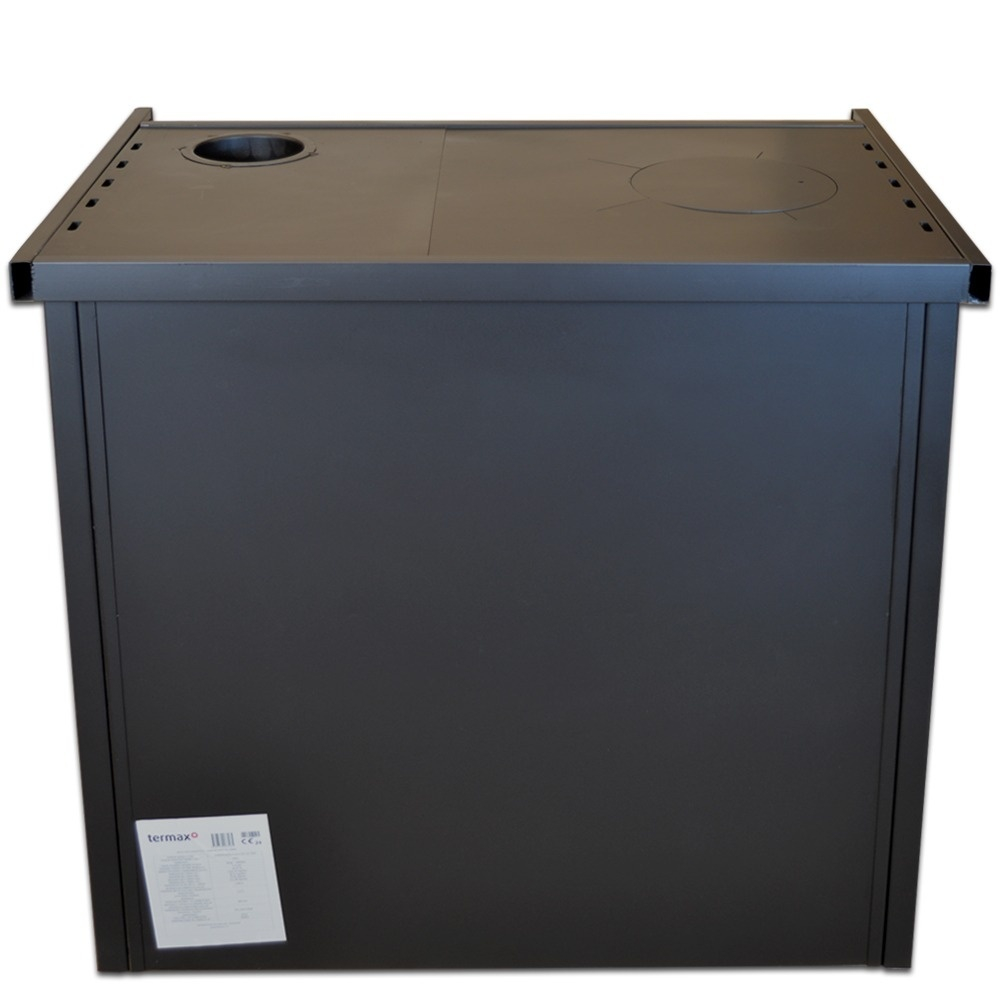 Soba de gatit pe lemn Termax Popular neagra 7,12 kW cu cuptor si plita [4]