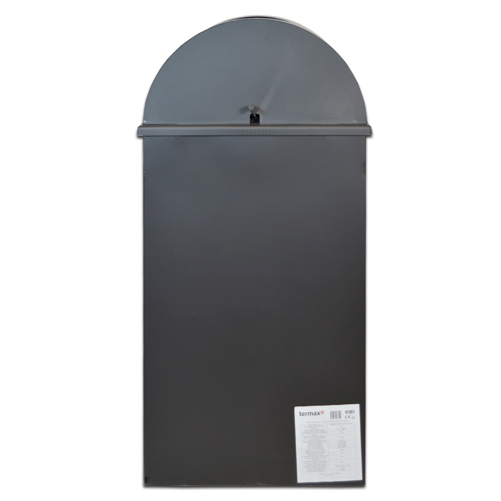 Soba pe lemn cu forma rotunjita Termax Toader antracit 7,02 kW [6]