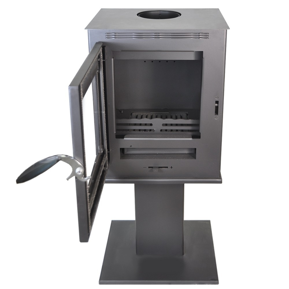 Soba lemne pe picior metalic Termax Vesta antracit 9,47 kW [3]
