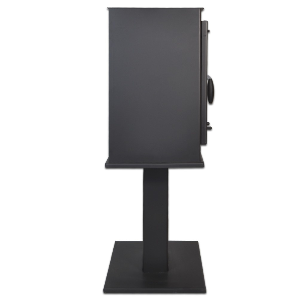Soba pe lemn Termax Vesta neagra pe picior metalic 9,47 kW [7]