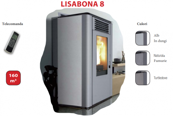 Soba pe peleti, 6.97 kW, TermoLife Lisabona 8 [2]