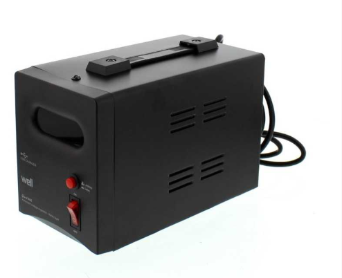 Stabilizator automat de tensiune cu releu Well 500VA negru [2]