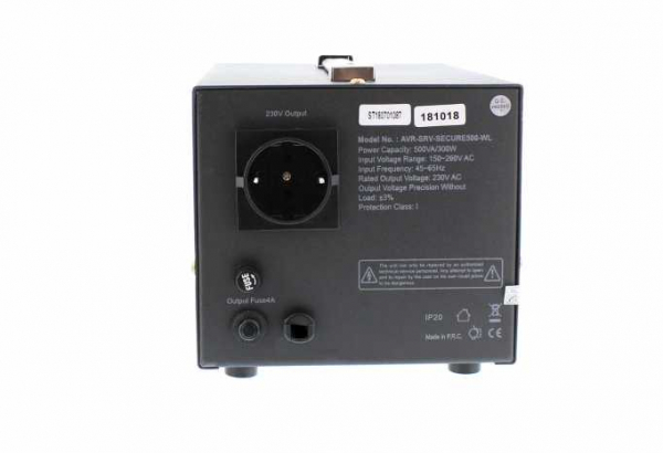 Stabilizator automat de tensiune cu servo motor Well Secure 500VA  [2]