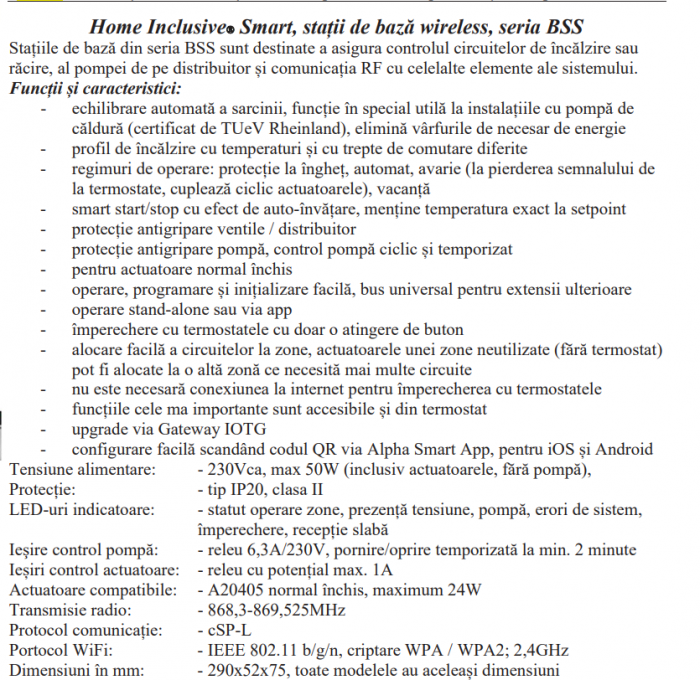 Statie de baza Home Inclusive Smart Moehlenhoff, 230Vca 6 zone 10 actuatoare iesire de pompa wireless [2]