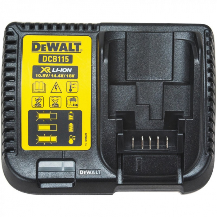 Statie De Incarcare DeWalt DCB115, Multi-Voltaj XR: 10.8V, 12V, 14.4V, 18V [1]