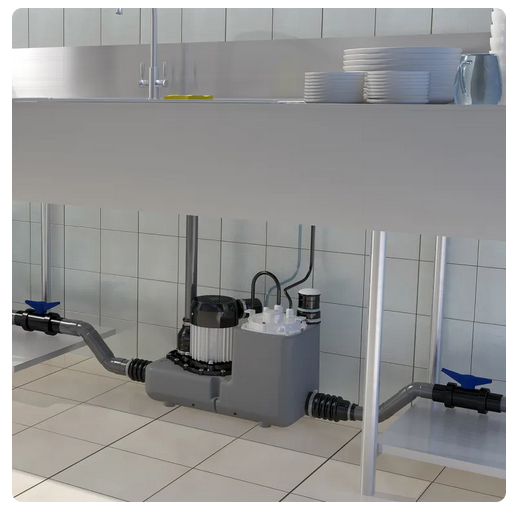 Statie de pompare complet automatizata, de pardoseala, SFA model SANICOM 1, 750W, 14 litri, H max. pompare 11mCA [2]