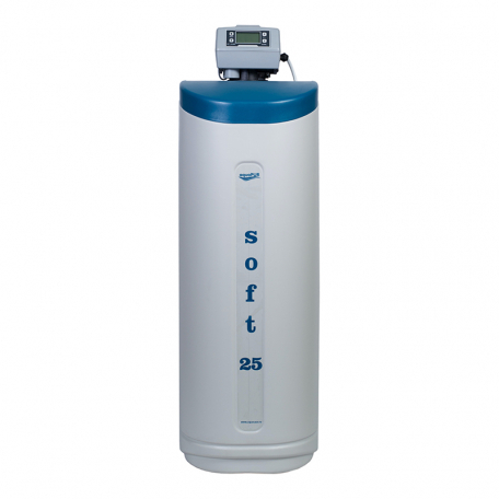STATIE DEDURIZARE SOFT 25 CAB Q=2,0mc/h SARE 62KG CU BY-PASS - VALROM GAMA aquaPUR [1]