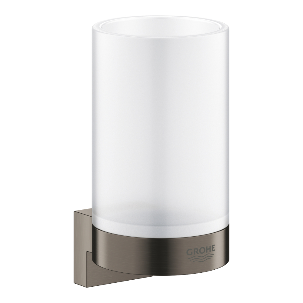 Suport Grohe Selection montare pe perete, fixare ascunsa, antracit mat [3]